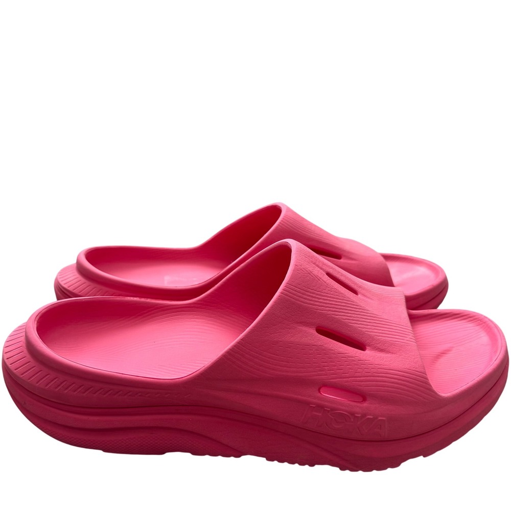 HOKA ONE ONE ORA Recovery Slide –Pink, Size Men's 10 /‎ Women's 11.5